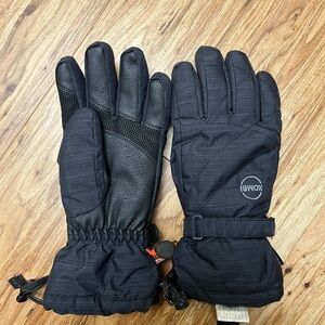 Kombi Black Women's Ski Gloves (Medium)